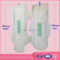 serviettes hygiéniques douces avec drap de dessus en coton Anion